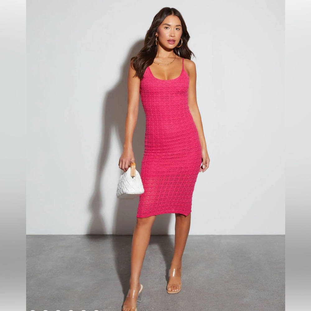 Pink VICI knit dress